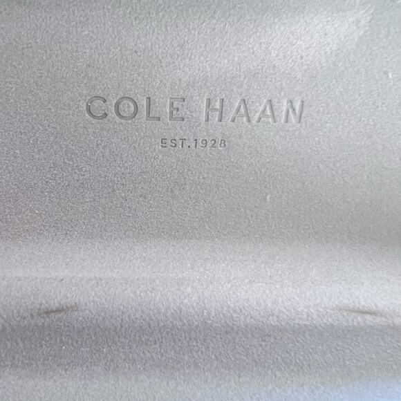 COLE HAAN NAVY BLUE HARD SIDE CLAM SHELL GLASSES SUNGLASSES CASE - Picture 9 of 13